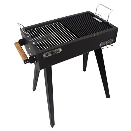 Grillmate GM60 Asansörlü Döküm Izgaralı Barbekü Mangal