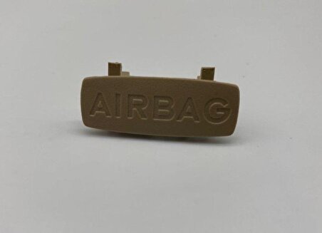 Passat B6 (2009 -- 2011) Airbag Yazısı, Kaplaması (Bej)