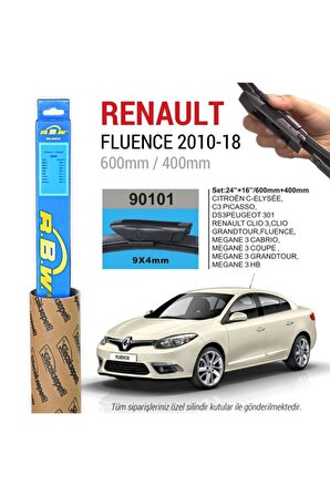 Rbw Renault Fluence 2010 - 2018 Ön Muz Silecek Takımı