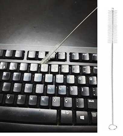 3 Lü Pratik Fırça  Esnek Bükülebilir Klavye Mouse Arası Temizlik Fırçası (2818)