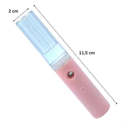 El Tipi Taşınabilir Hava Nemlendirici Sprey USB  Kablolu Mini Buhar Püskürtücü Yüz Spreyi (2818)