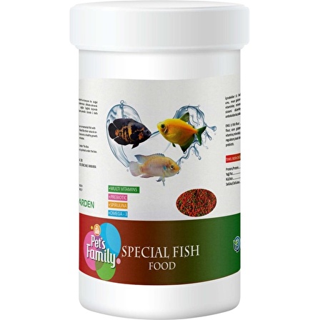 Pets Family Specıal Fısh Food 100ml/45g