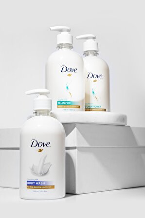 Dove Shampoo 500 ml + Conditioner 500 ml + Body Wash 500 ml
