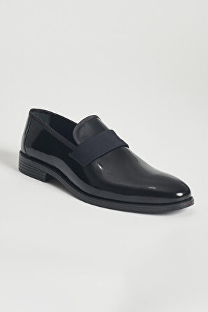 Erkek Siyah Klasik Rugan Ayakkabı