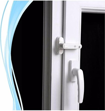 5 Adet Pvc Kapı Pencere Emniyet Kilidi Pimapen Düğmeli Kilit Bebek Çocuk Güvenlik Kiliti Beyaz