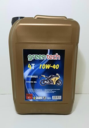 greentech 4T 10W40 MOTOSİKLET MOTOR YAĞI 10 LİTRE