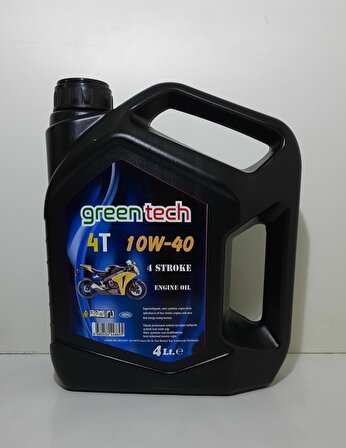 greentech 4T 10W40 MOTOSİKLET MOTOR YAĞI 4 LİTRE