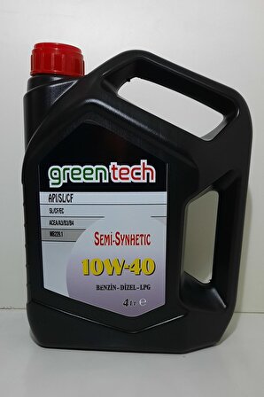 greentech 10W-40 MOTOR YAĞI 4 LİTRE