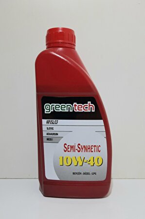greentech 10W-40 MOTOR YAĞI 900 ML