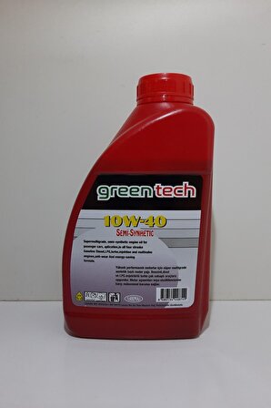 greentech 10W-40 MOTOR YAĞI 900 ML