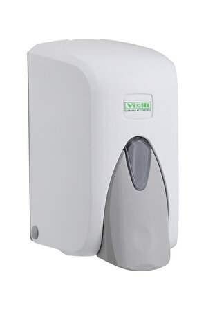 Omnipazar Vialli S5 Sıvı Sabun Dispenseri Aparatı Hazneli Beyaz 500 ml