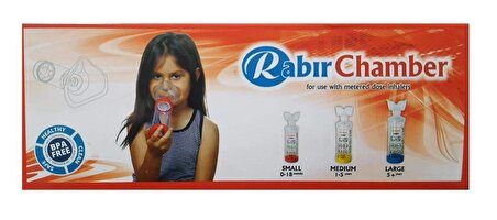 RABIR CHAMBER SMALL inhalasyon cihazı (0-18 AY ARASI)