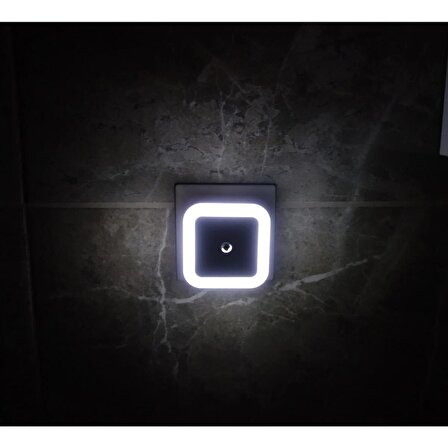  Cata Tlg Store Sensörlü Fişli Gece Lambası Led Beyaz Işık Fotoselli Otomatik Yanan 1w Ct-9500 