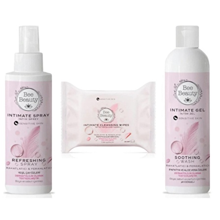 Bee Beauty İntim Spreyi - Jeli - Mendili 3lü Set