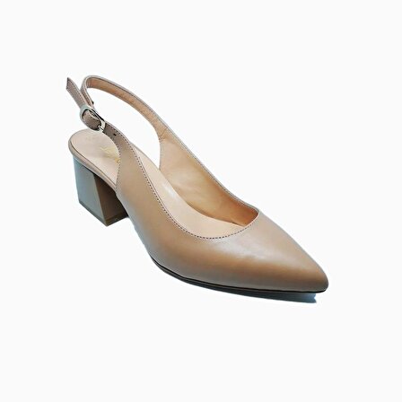 Janestt Kadın Hakiki Deri  Klasik Topuklu Ayakkabı 150-993