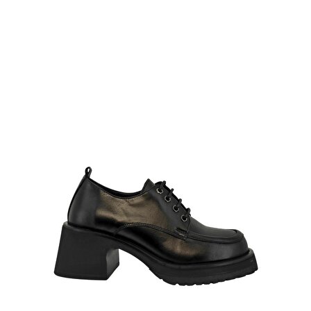 Albini 2410978 Hakiki Deri Kadın Günlük Topuklu Ayakkabı Modeli