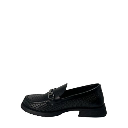 Albini Hakiki Deri Kadın Loafer Ayakkabı