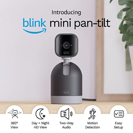 Blink Mini Pan-Tilt Siyah HD 1920x1080 Güvenlik Kamerası