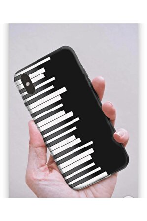Piyano Desen Iphone Xs Max Telefon Kılıfı