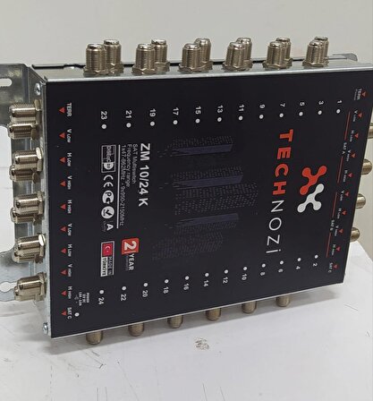 Tecnozi Micro ZM 10/24 - 24 Çıkışlı Santral Multiswitch Adaptör