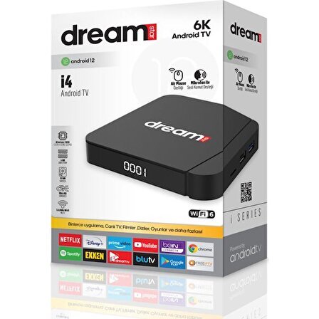 Dreamstar I4 Tv Box 4gb Ram 32 GB Hafıza Android 12