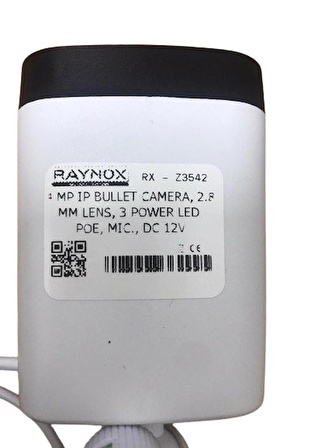 Raynox Rx-Z3542 - 4MP IP BULLET - 2.8MM LENS