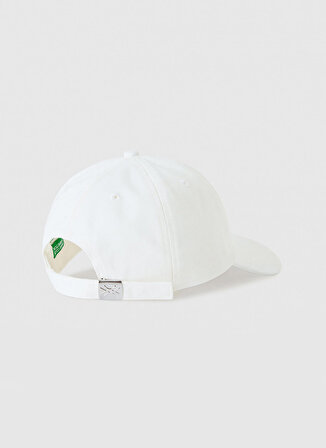 Benetton Beyaz Erkek Çocuk Şapka 6G0QCA01C