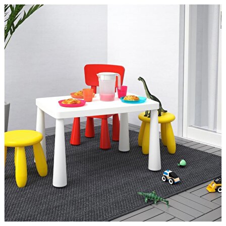 IKEA Mammut Çocuk Masası - Dikdörtgen - Beyaz
