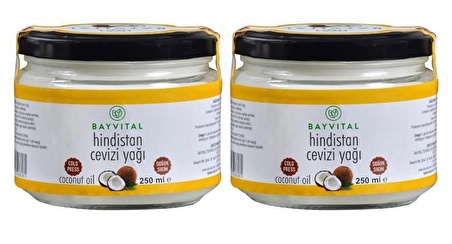 BAYVİTAL 2 ADET X 250 ML HİNDİSTAN CEVİZİ YAĞI