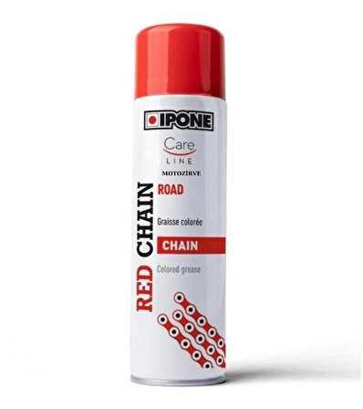 Ipone Red Chain Kırmızı Renkli Zincir Yağlama Spreyi 250 ml