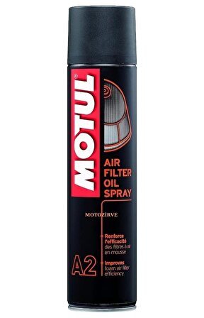 Motul A2 Air Filter Oil Spray -Hava Filtresi Yağlayıcı Sprey 400 ml
