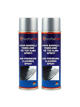 2x500 Ml Basınçlı Hava Spreyi Gas Duster Sprey Toz Alıcı Spray