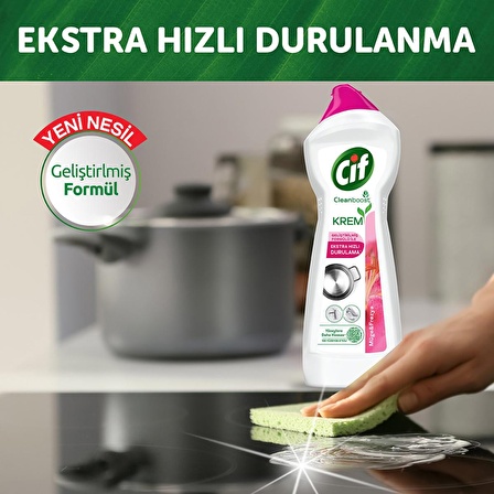 Cif Krem Frezya & Müge Çiçeği 750 Ml