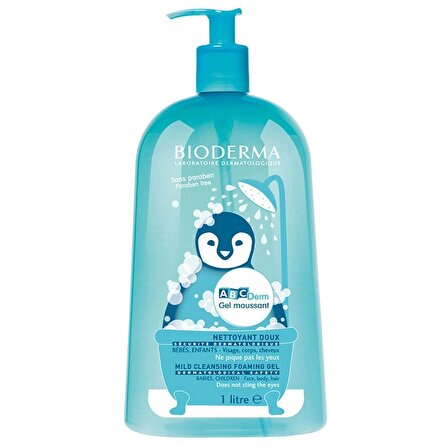 Bioderma Abcderm Göz Yakmayan Çiçek Özlü Saç ve Vücut Şampuanı 1000 ml