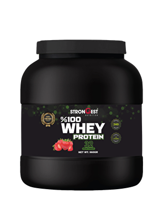 Whey Protein 960 Gr Çilek Aromalı Protein Tozu