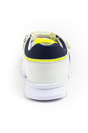 Mnpc Erkek Çocuk Beyaz Ortopedik Destekli Çocuk Spor Ayakkabı