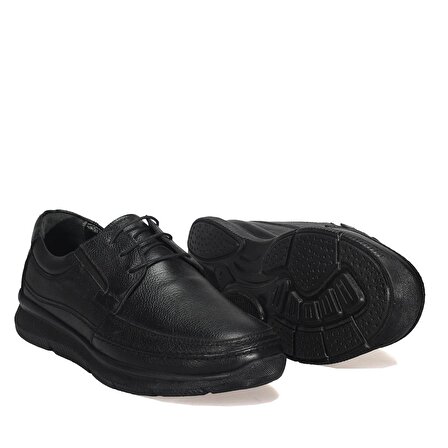 Ata Bağcıklı Comfort Siyah Erkek Ayakkabı