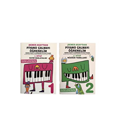 Denes Agay' dan Piyano Çalmayı Öğrenelim 1 ve 2 