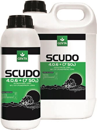 Scudo (4-0-6+7SO3) Sıvı Organomineral Gübre 1 litre