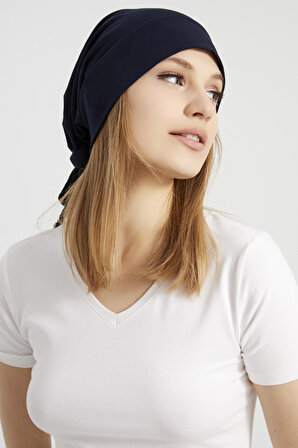 Kadın Lacivert, ip detaylı  özel tasarım 4 mevsim  Şapka Bere Buff -Ultra yumuşak doğal penye