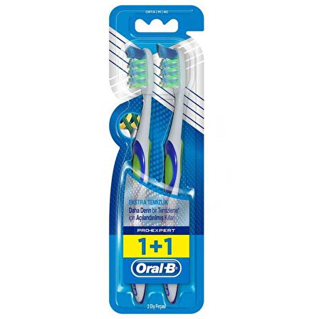 Oral-B  Extra Clean 40 Orta 1+1 Diş Fırçası