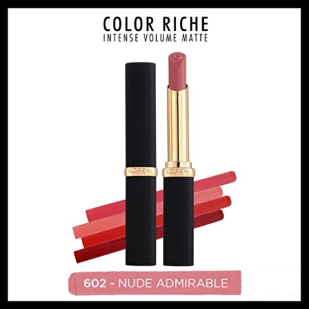 L'Oréal Paris Color Riche Intense Volume Matte Ruj - 602 Nude AdmirableL'Oréal Paris Color Riche Intense Volume Matte Ruj - 602 Nude Admirable