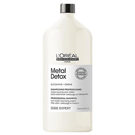 Loreal Professionnel Serie Expert Metal Detox Renkli ve Açıcı ile İşlem Görmüş Saçlar İçin Metal Karşıtı Şampuan 1500 ml