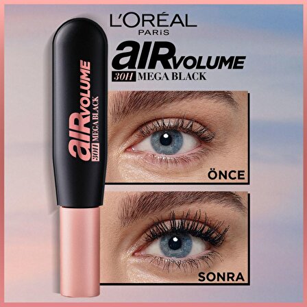 Loreal Paris Air Volume Kıl Fırça Siyah Rimel