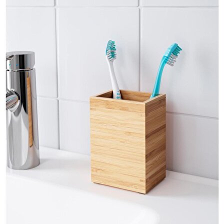 IKEA Dragan Bambu Diş Fırçalık