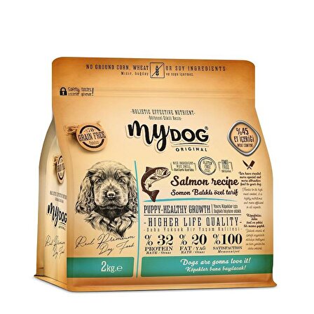 Mydog Original Tahılsız Somonlu Yavru Köpek Maması 2 Kg