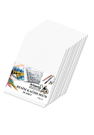 Resim Kağıdı 50x70 50 Li 100 gr 1 Paket 50*70 Resim Kartonu