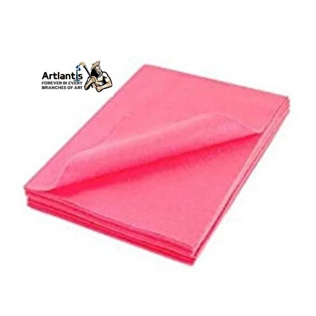 Pembe Keçe A4 2 mm 20x30 cm 5 li 1 Paket Okul Kreş Etkinlik