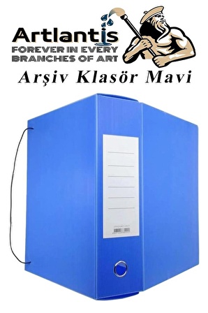 Mavi Arşiv Ve Proje Kutusu 29x36x10cm 1 Adet Arşiv Klasörü Lastikli Plastik Arşiv Klasörü Büro Okul Sınıf