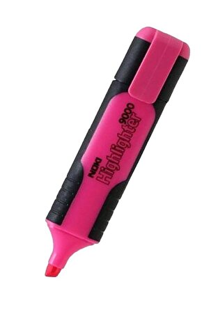 Fosforlu İşaret Kalemi Pembe Doldurulabilir 2 Adet ve Mürekkebi 30ml 1 Adet Fosforlu Neon Kalem 